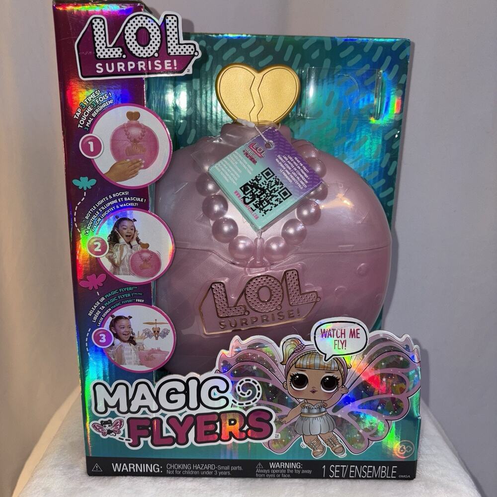 LOL Surprise Magic Flyers Sky Starling Hand Guided Flying Doll USB Rechargeable